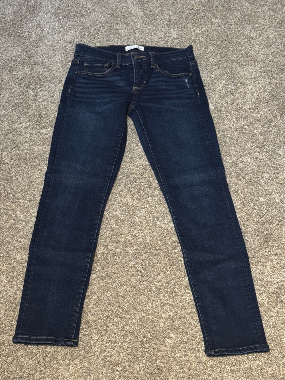 LOFT Dark Blue Skinny Jeans